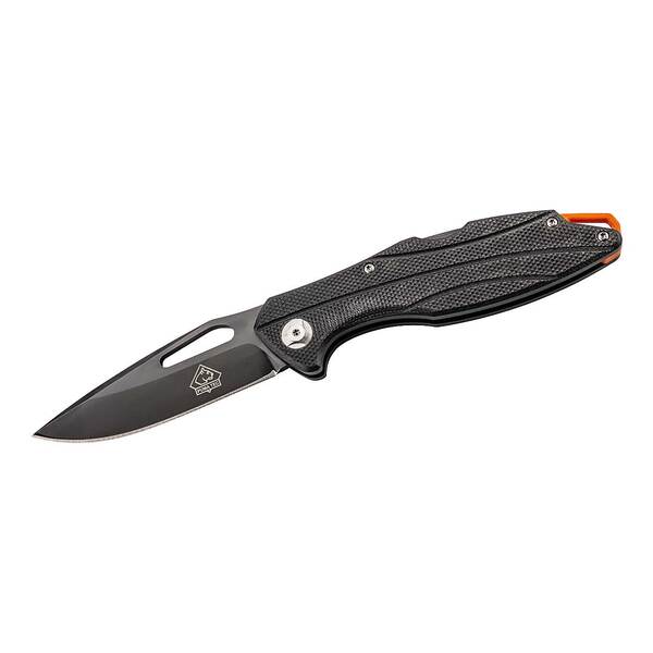 Puma TEC 2-TONE Einhandmesser mit Clip, G10, schwarz/orange