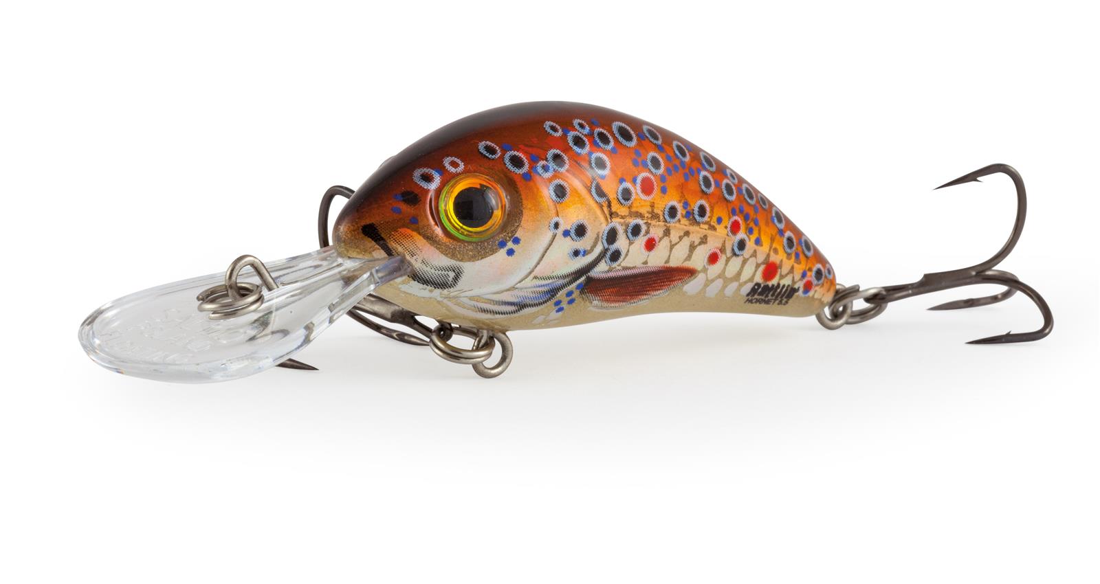 Salmo RATTLIN HORNET FLOATING; L: 5,5 cm; 10,5 gr; Brown Holographic Trout
