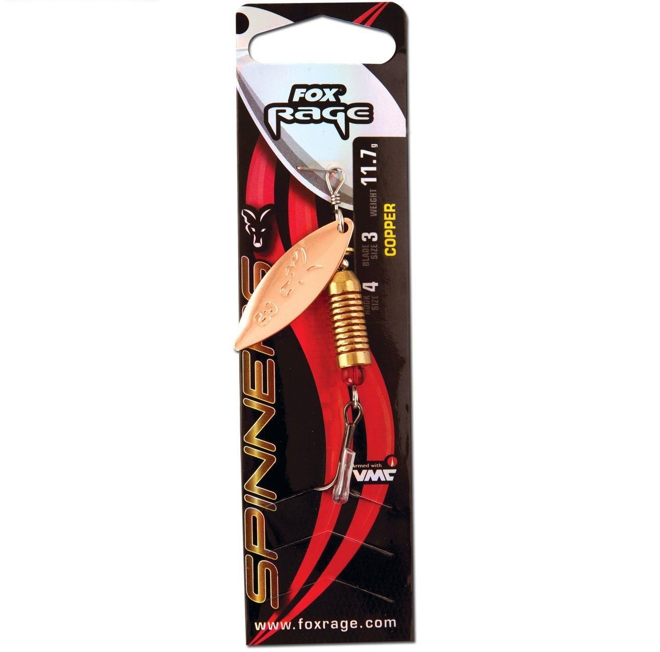 Fox Rage Spinners Cooper; Hook Size 6; Blade Size 1; 5,1 g