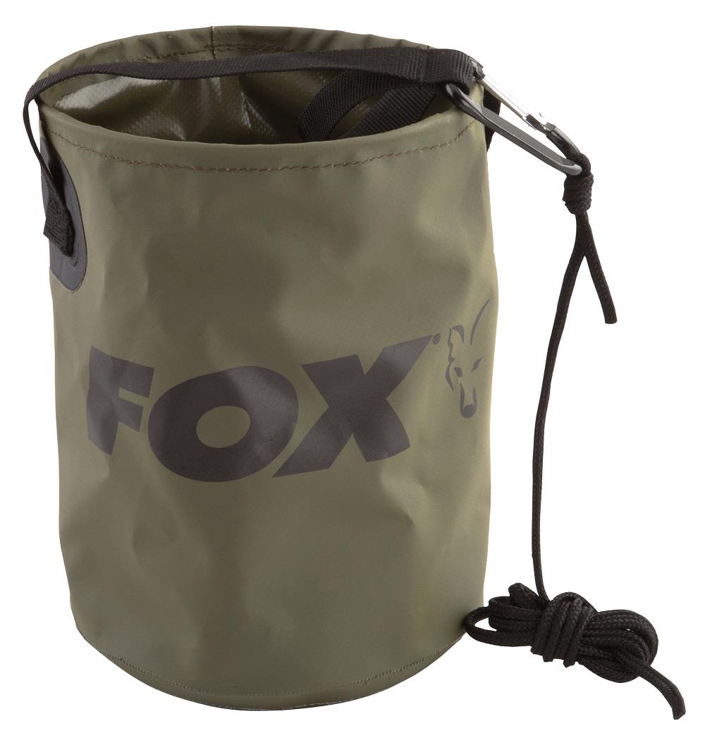 Fox Collapsable Water Bucket incl. Drop Cord & Clip