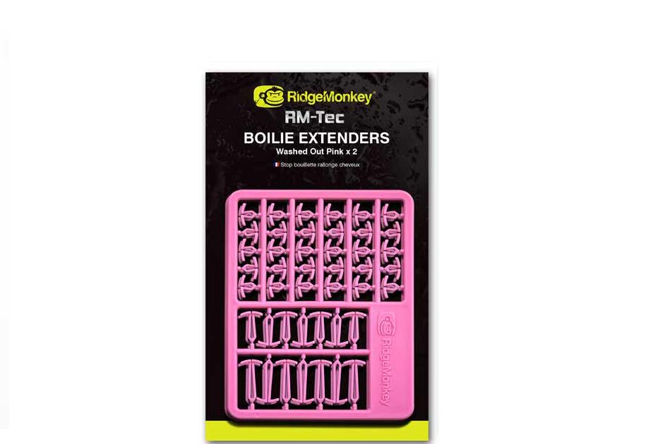 RidgeMonkey RM-Tec Boilie Hair Extenders; Washed Out Pink