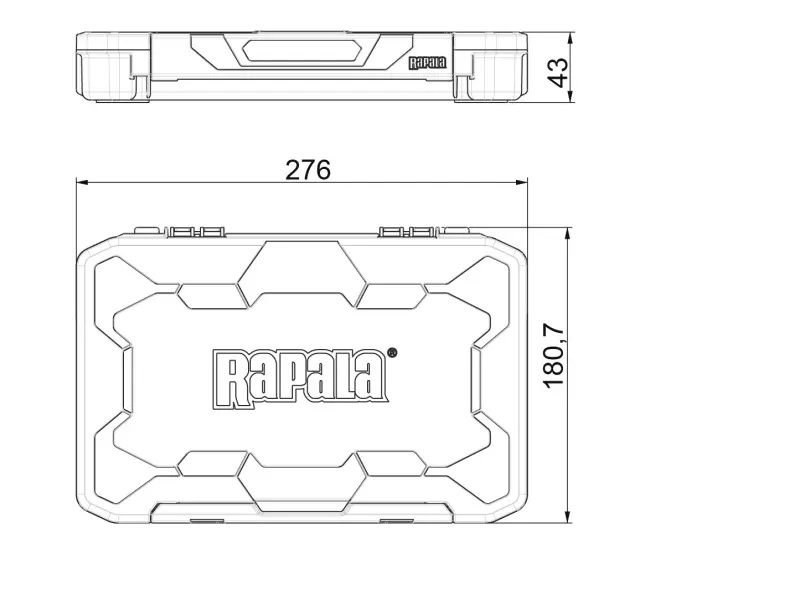 Rapala Tackle Tray 276 / 27,6 x 18  4,3 cm