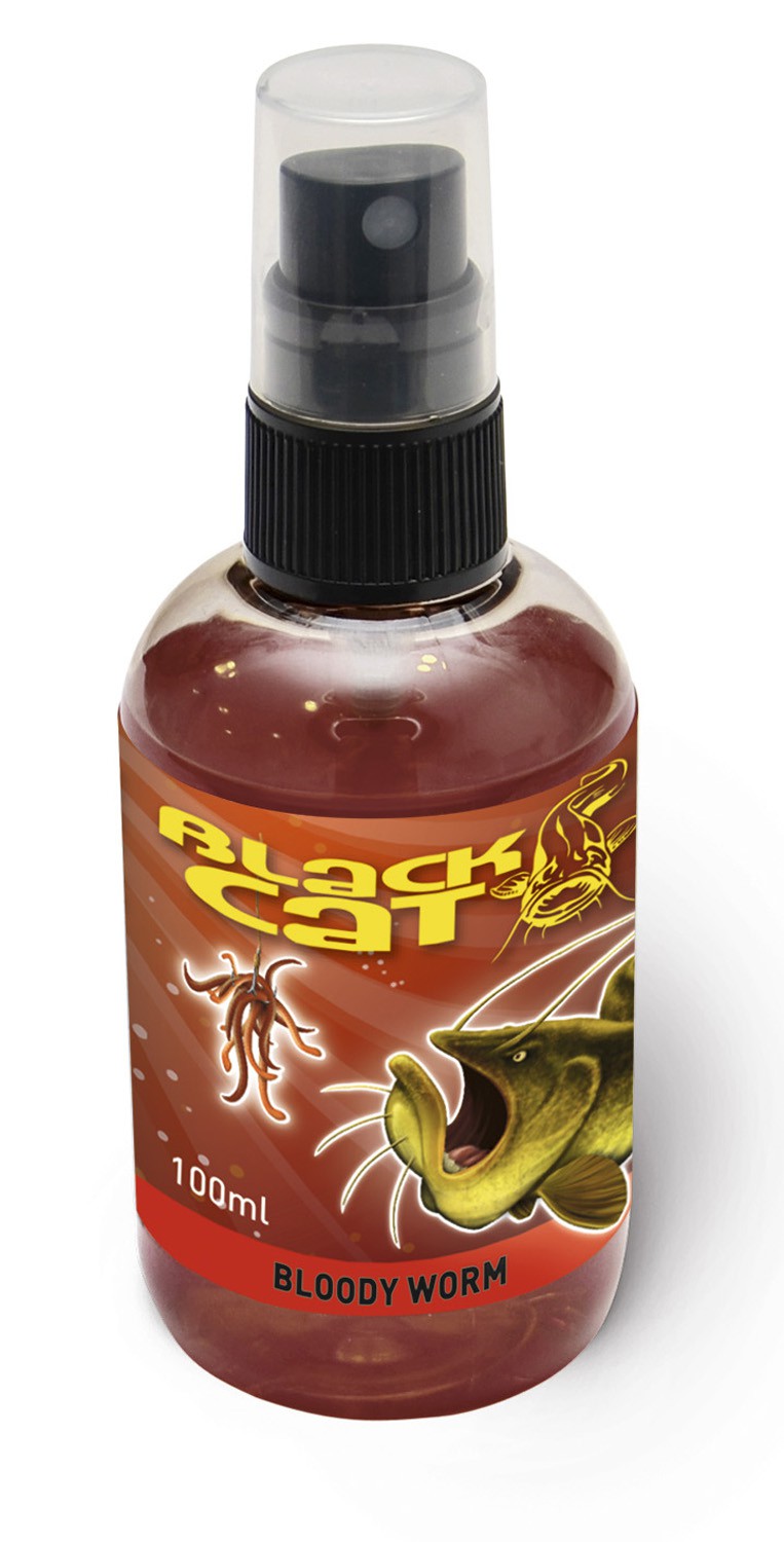 Black Cat Flavour Spray; Bloody Worm; Rot; 100 ml