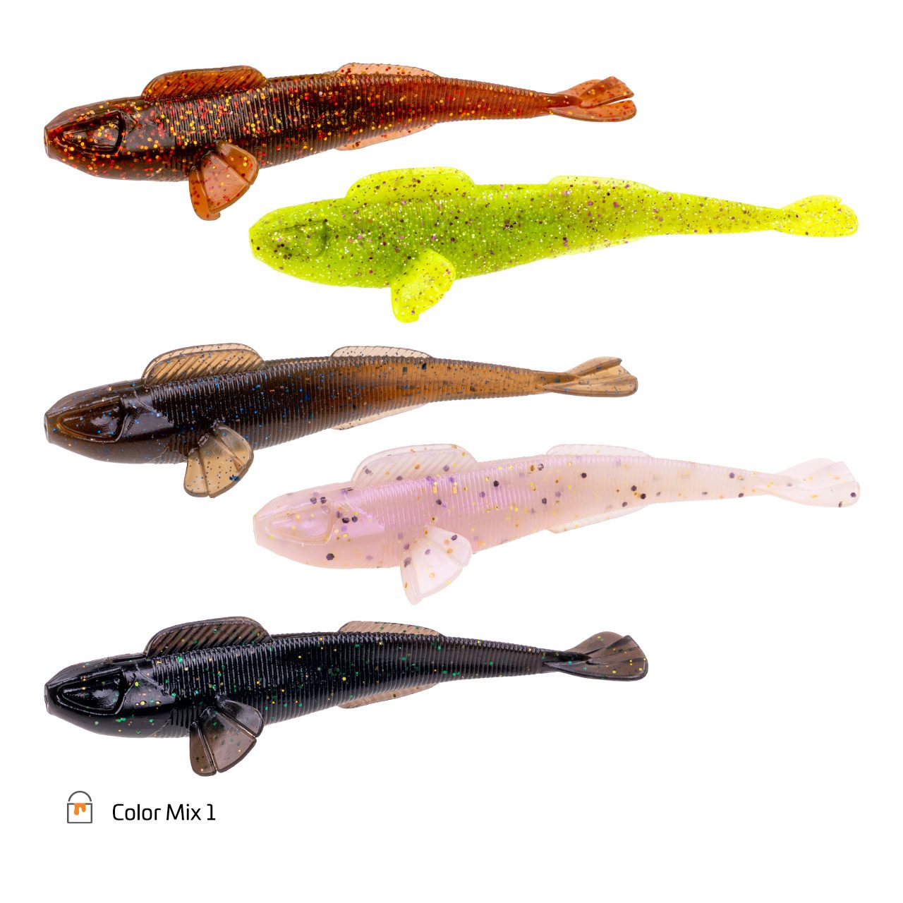 Zeck Finesse Goby 8,5 cm / 3,5 g Color Mix 1
