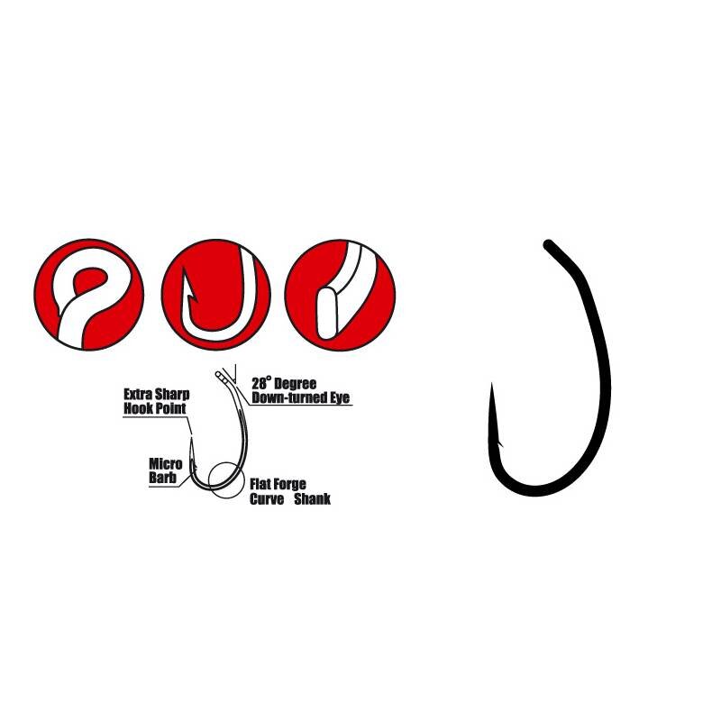 Gamakatsu G-Carp Snagger Hooks; Gr. 8; 10 Stück