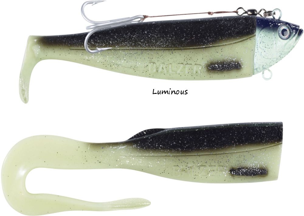 Balzer Adrenalin Arctic Shad 24 cm, 400 g, 5/0  Seelachs Lumo