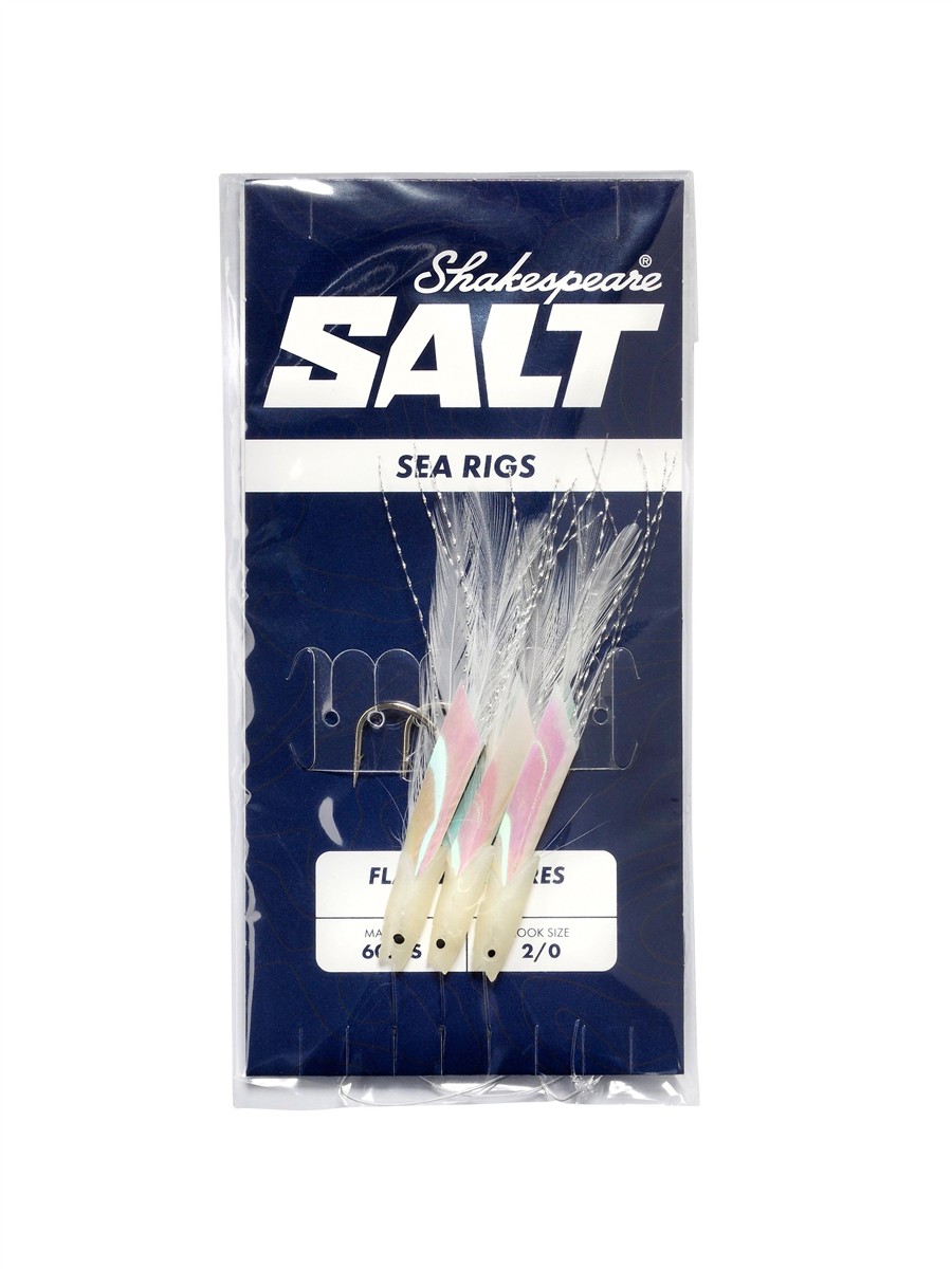 Shakespeare Flat Jack Lures SALT Rig; 2/0; 60 Lbs.