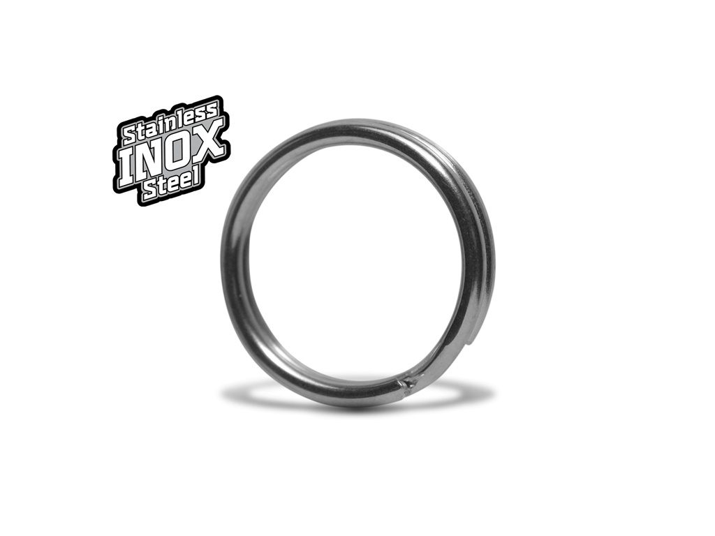 VMC Stainless Split Rings; Size 3; 10 Kg.; Qty. 12
