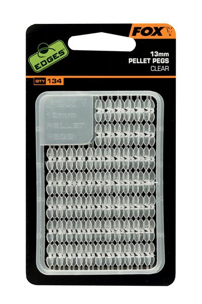Fox Edges Pellet Pegs 13 mm; Clear