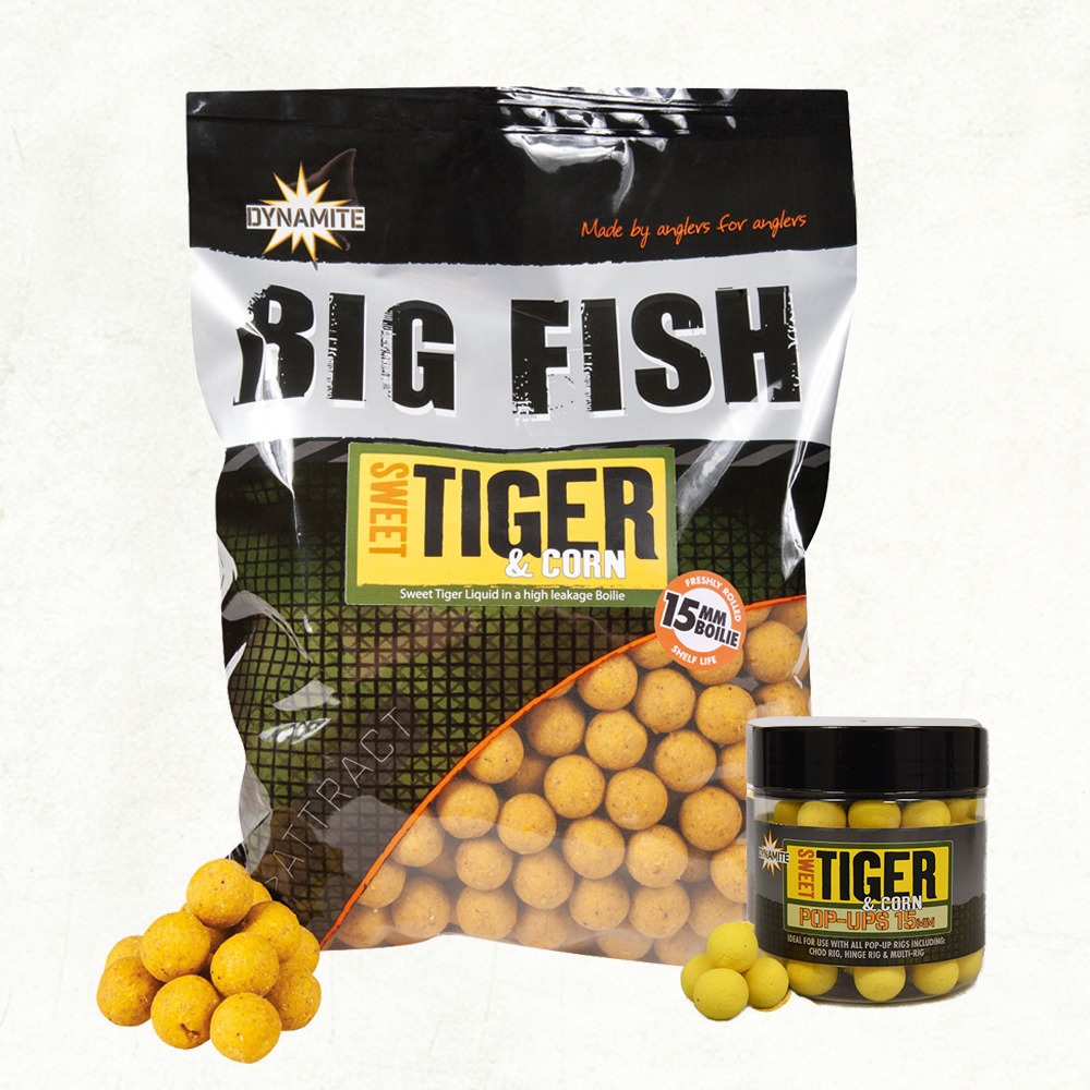 Dynamite Baits Big Fish Sweet Tiger & Corn # 20 mm 1 Kilo