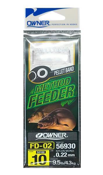 Owner Method Feeder FD-02 Bait Band ; Gr. 8; 6 Stück