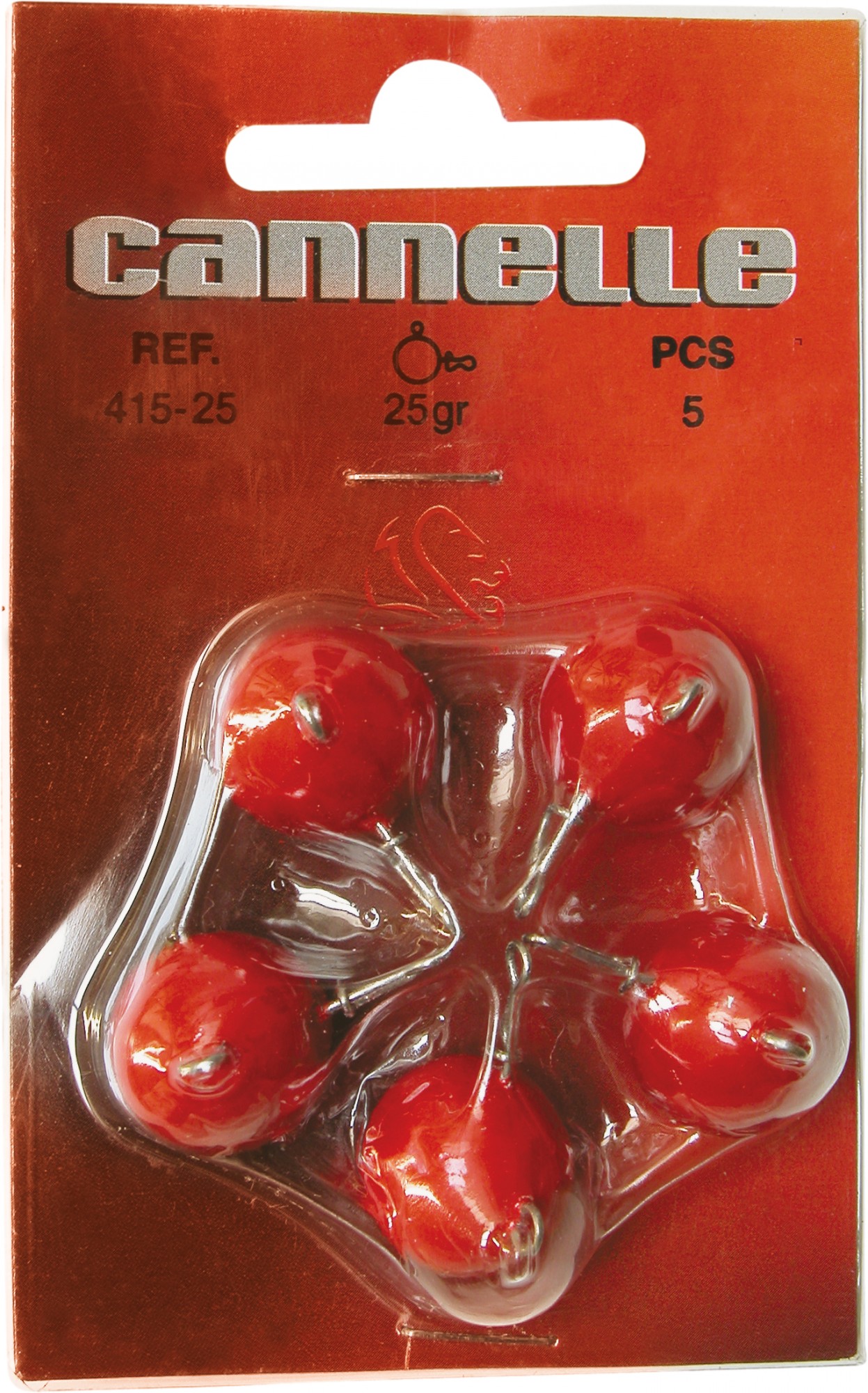 Cannelle bewegliche Köpfe Rot 20 g, 5 Stück