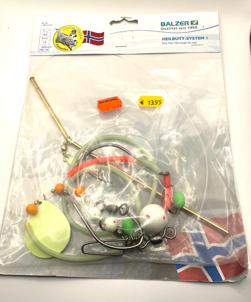 Balzer Heilbuttsystem I Gr. 10/0, 1,2 mm, 105/75 cm