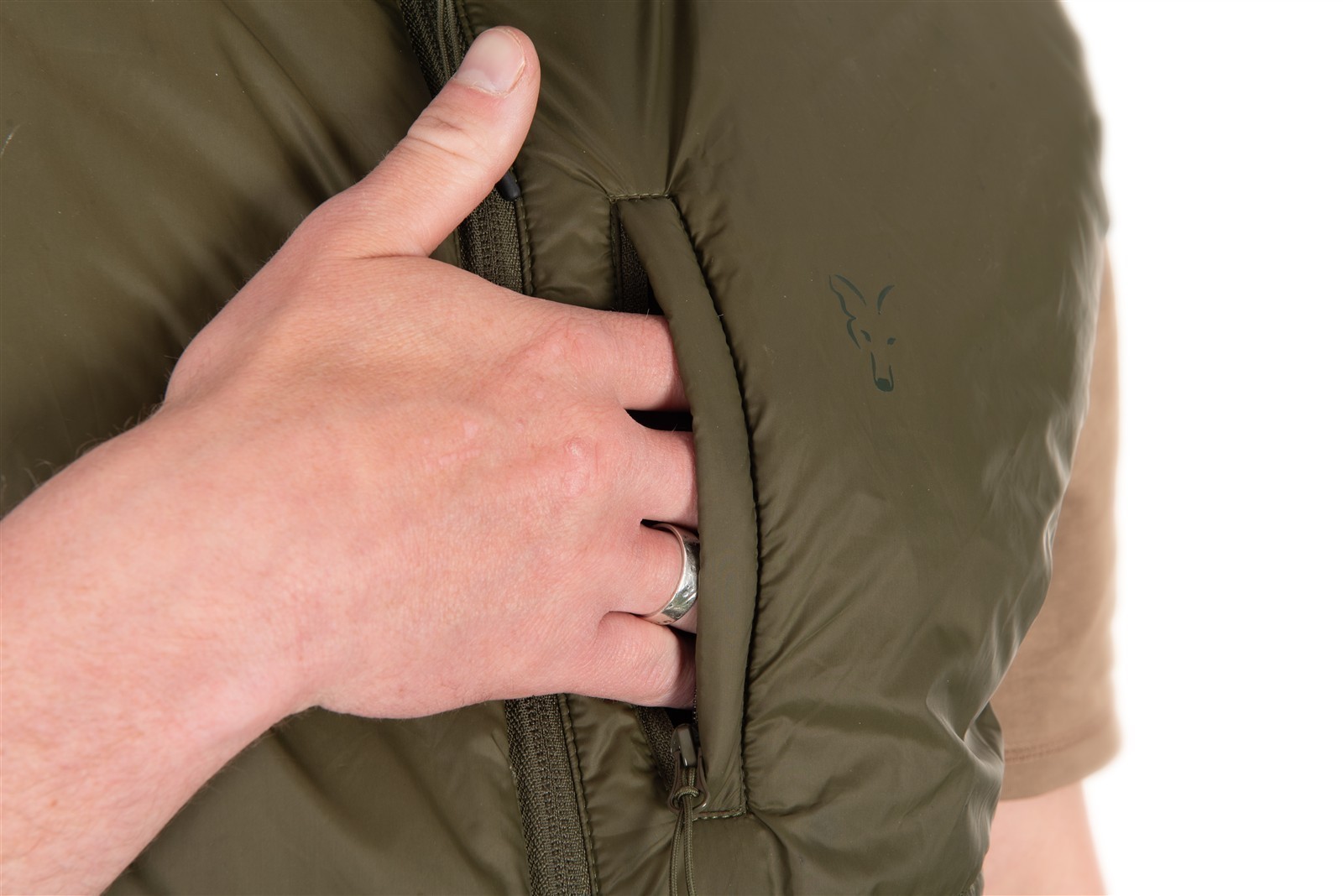 Fox Olive Quilted 100 Gilet XXXLarge