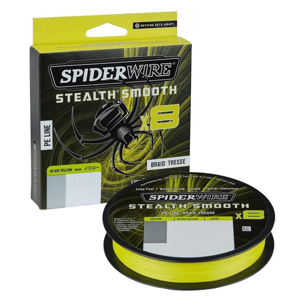 Kopie von Spiderwire Stealth Smooth 8 geflochtene Schnur 300 m Hi-Vis Yellow 0,13 mm / 11,2 kg #1 Kopie von Spiderwire Stealth Smooth 8 geflochtene Schnur 300 m Hi-Vis Yellow 0,13 mm / 11,2 kg #1