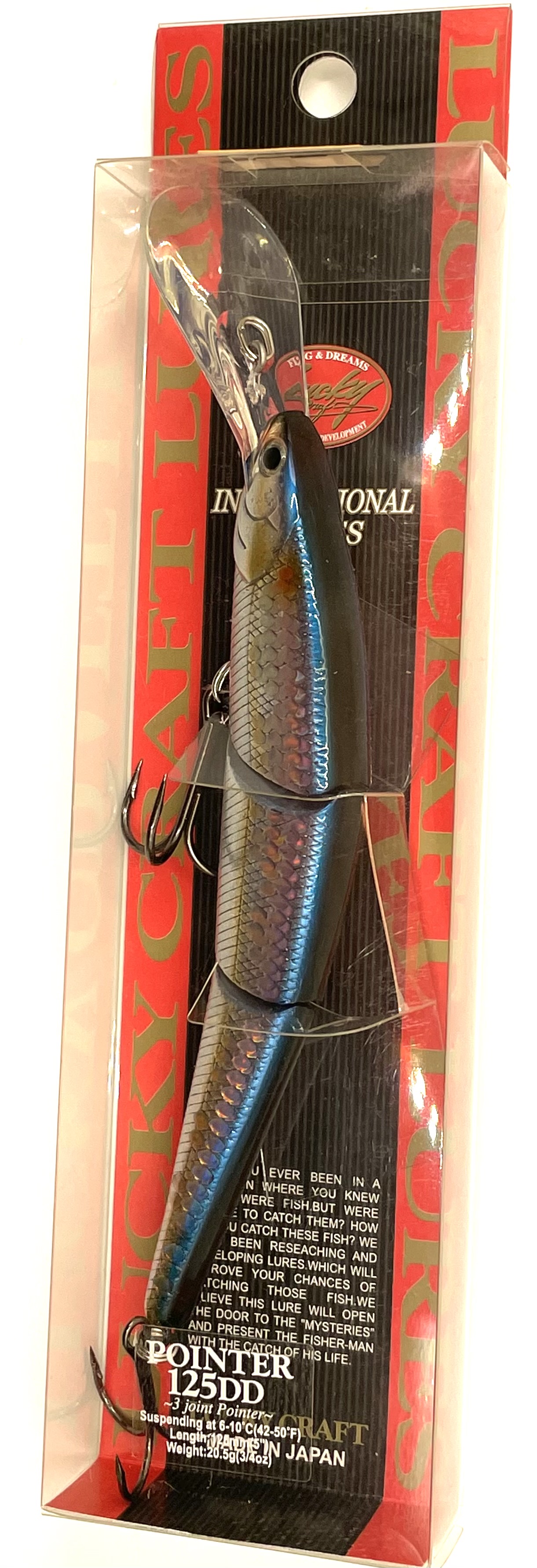 Lucky Craft Pointer 125 DD 3 teilig, suspending, 125 mm, 20,5 g, American Shad