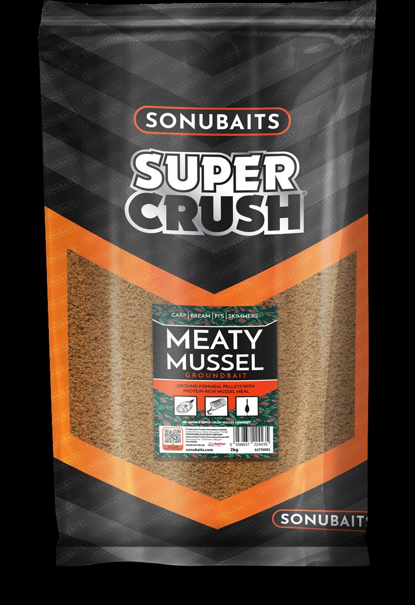 Sonubaits Supercrush Meaty Mussel Mix 2 kg