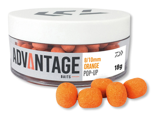 Daiwa Advantage Pop Up; Orange; 6/8 mm