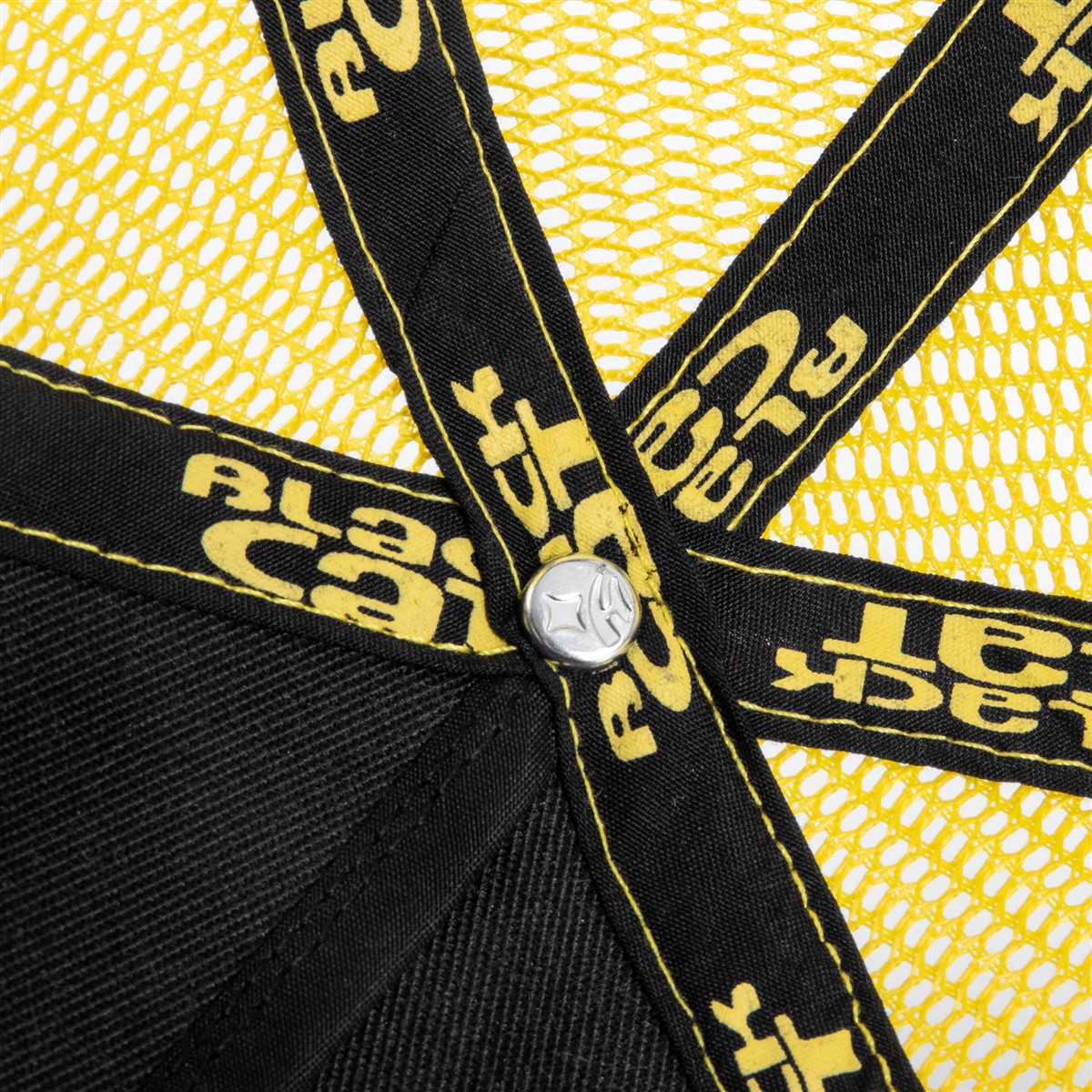 Black Cat Black & Yellow Trucker Cap Black Cat Black & Yellow Trucker Cap
