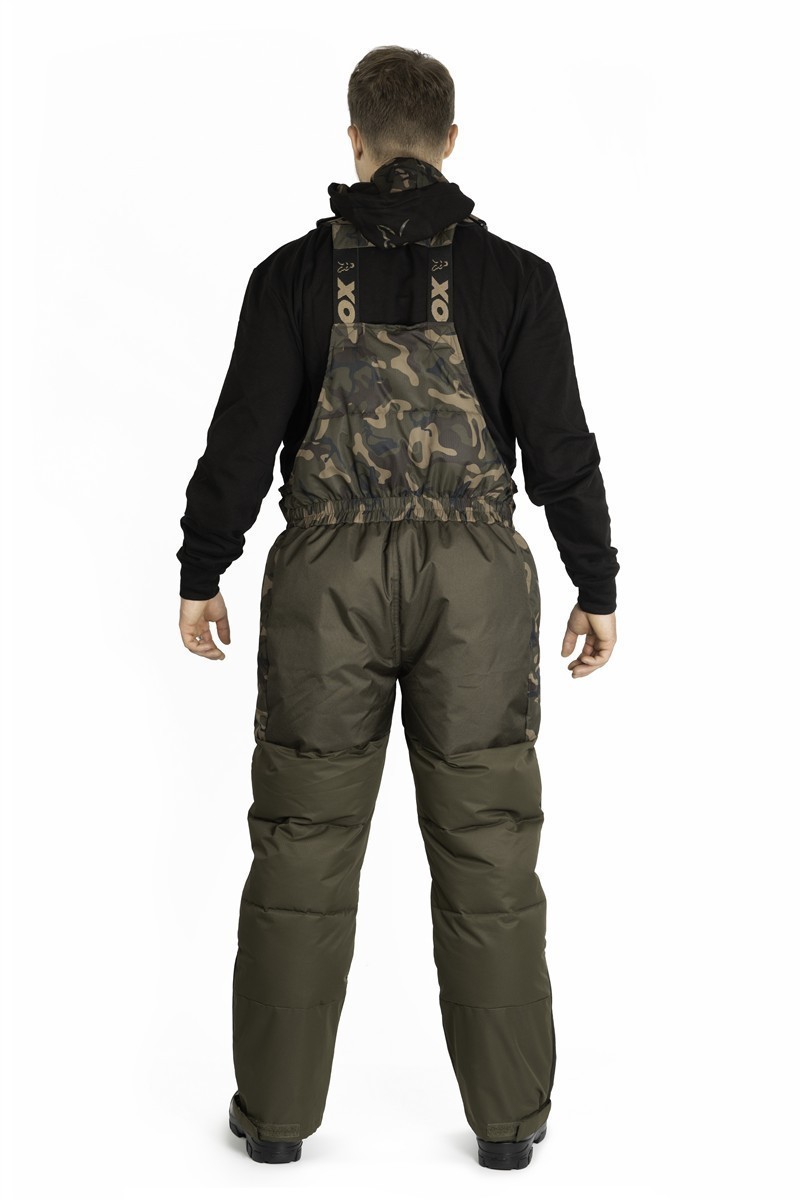 Fox RS Quilted Salopettes Camo Khaki Large Fox RS Quilted Salopettes Camo Khaki Large