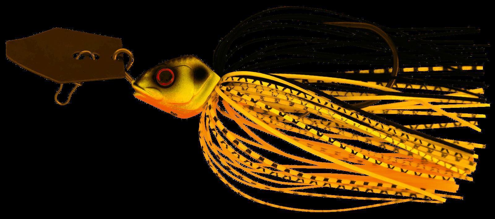 Fox Rage Bladed Jig Black & Gold; 17 g; 3/0