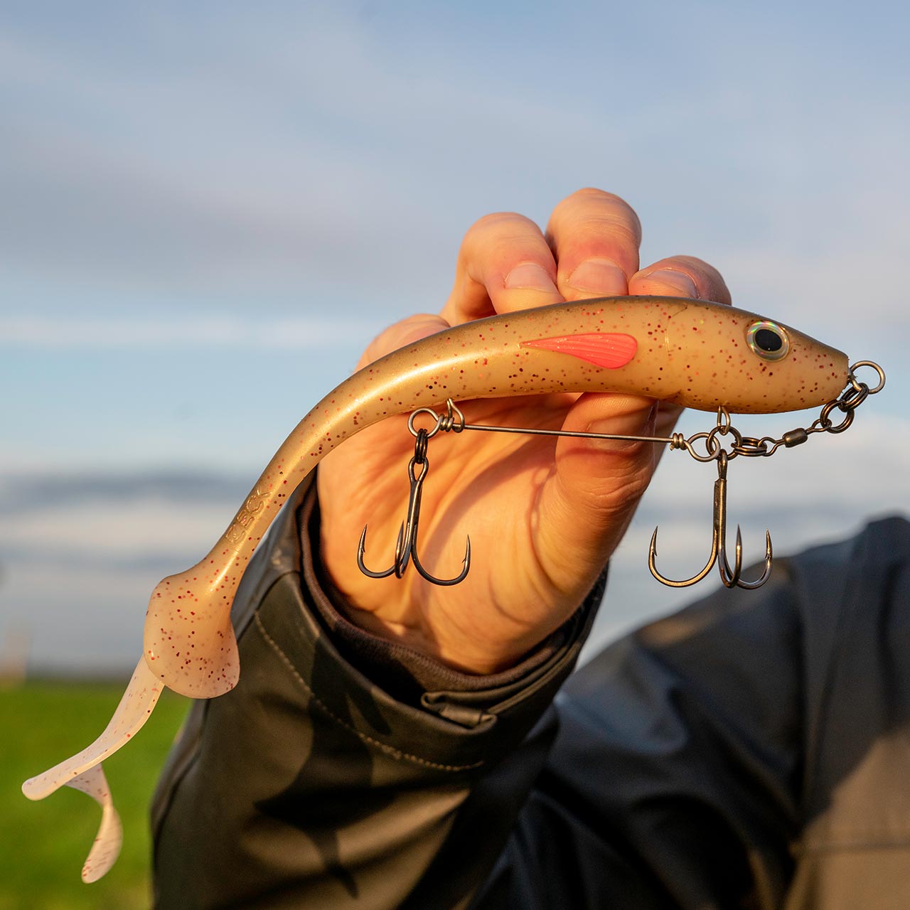 Zeck Softbait System + Shallow Screw # L 23 - 30 cm