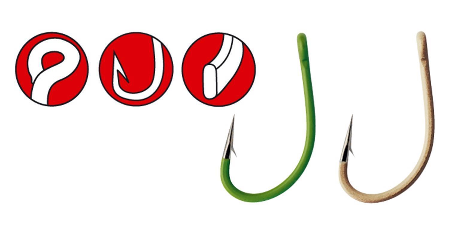 Gamakatsu A1 G-Carp Specialist Camou Green Super Hook; Gr. 2; 10 Stück