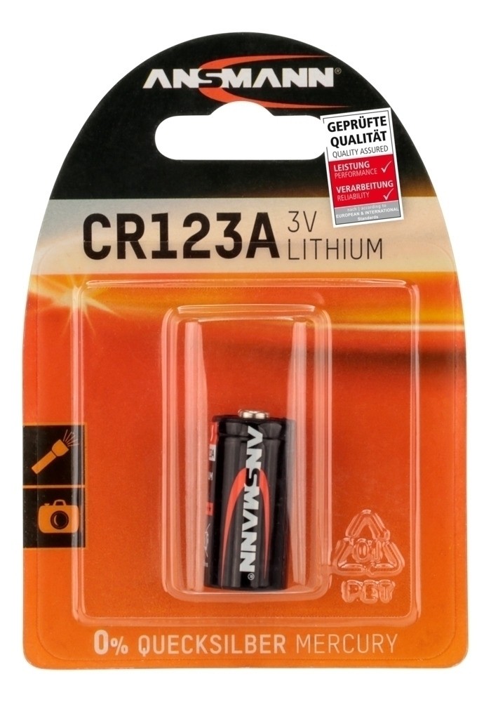 Ansmann Lithium CR123A; 3 V