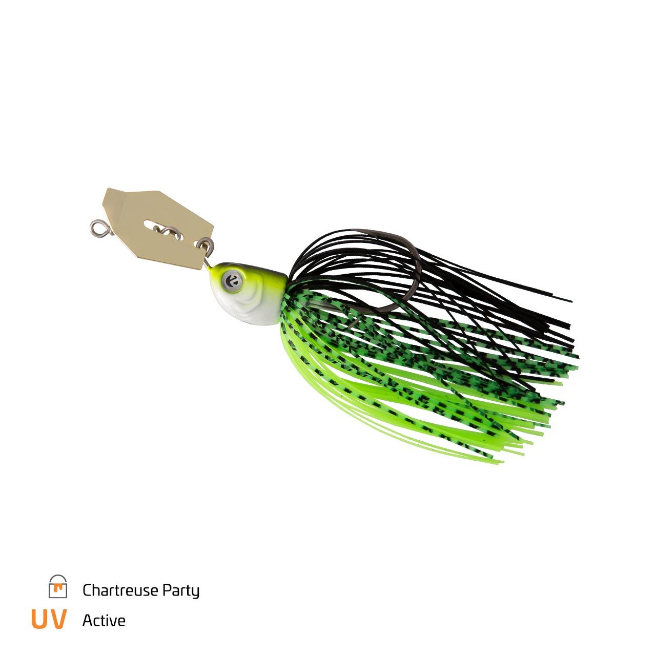 Zeck Bladed Jig 6/0 # 14 g Chartreuse Party